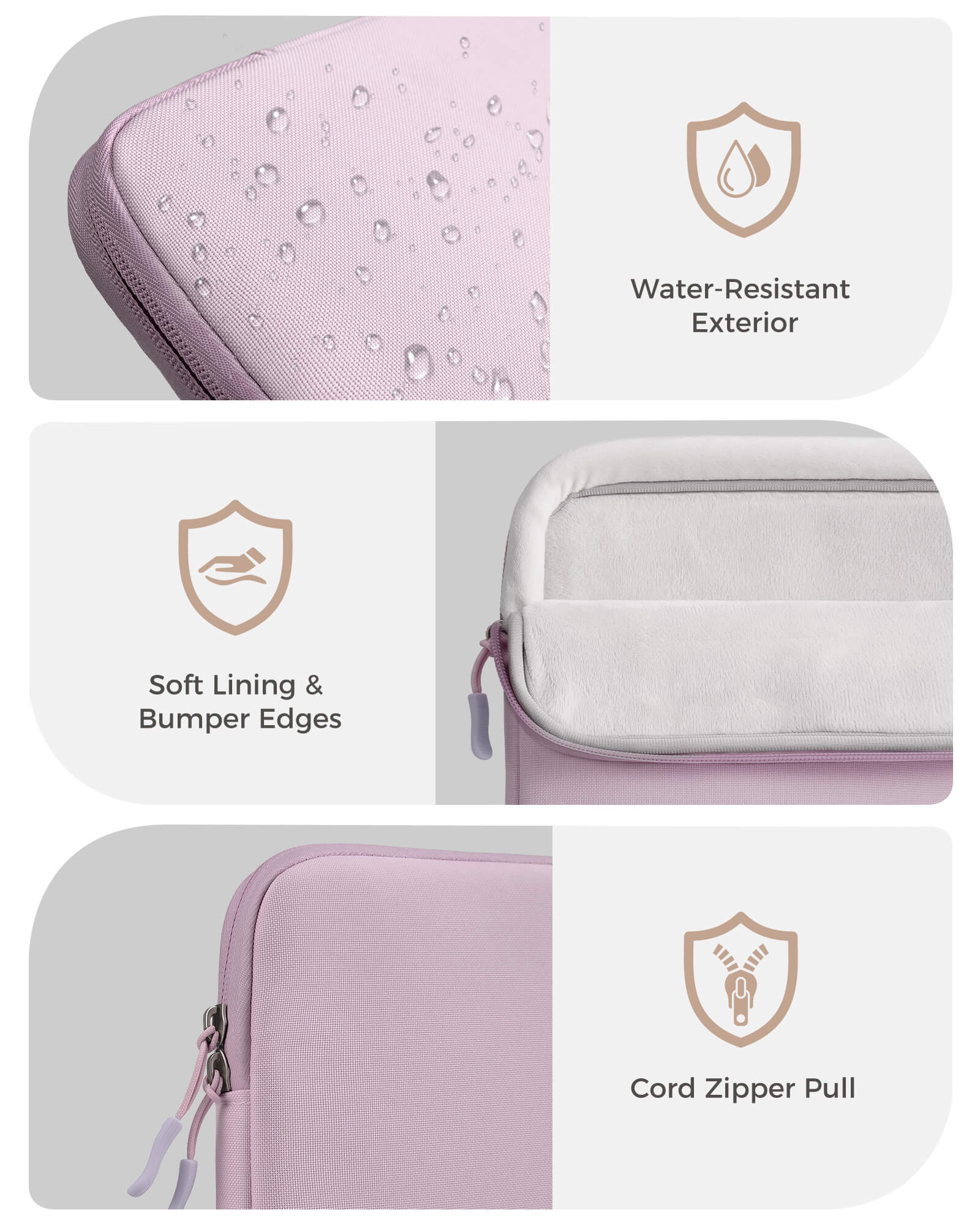 Laptop Sleeve for MacBook Neo 13 inch 2026 (Model A3404, A18 Pro), pink