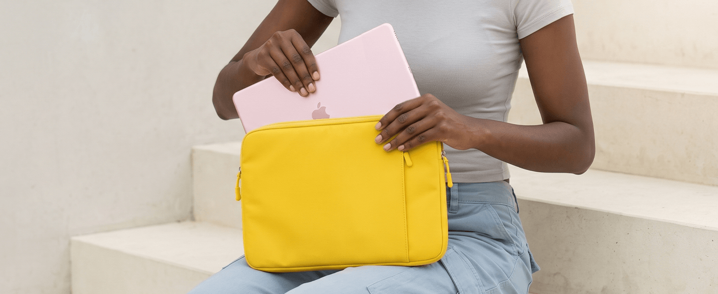 Laptop Sleeve for MacBook Neo 13 inch 2026 (Model A3404, A18 Pro), yellow