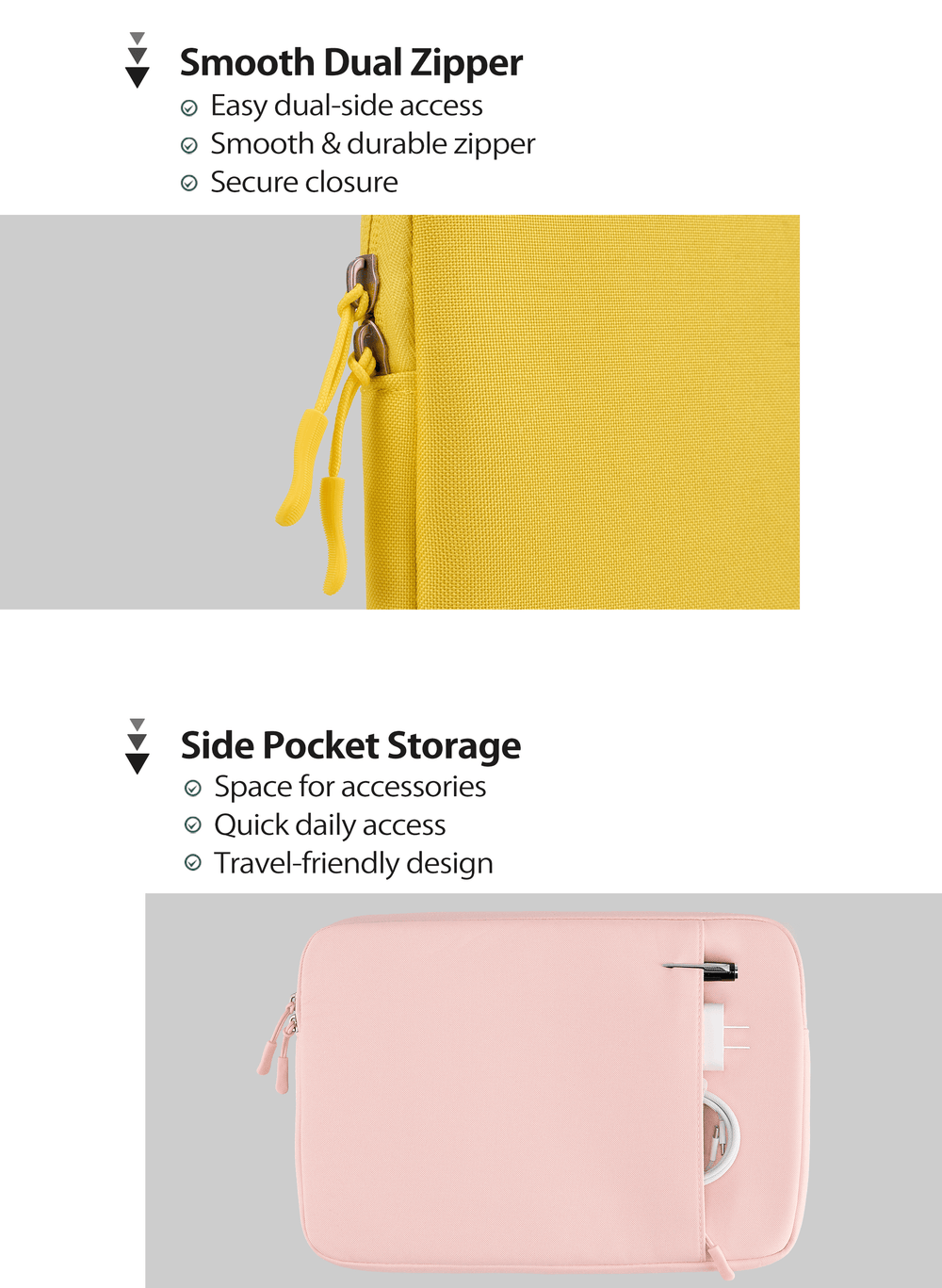 Laptop Sleeve for MacBook Neo 13 inch 2026 (Model A3404, A18 Pro), yellow