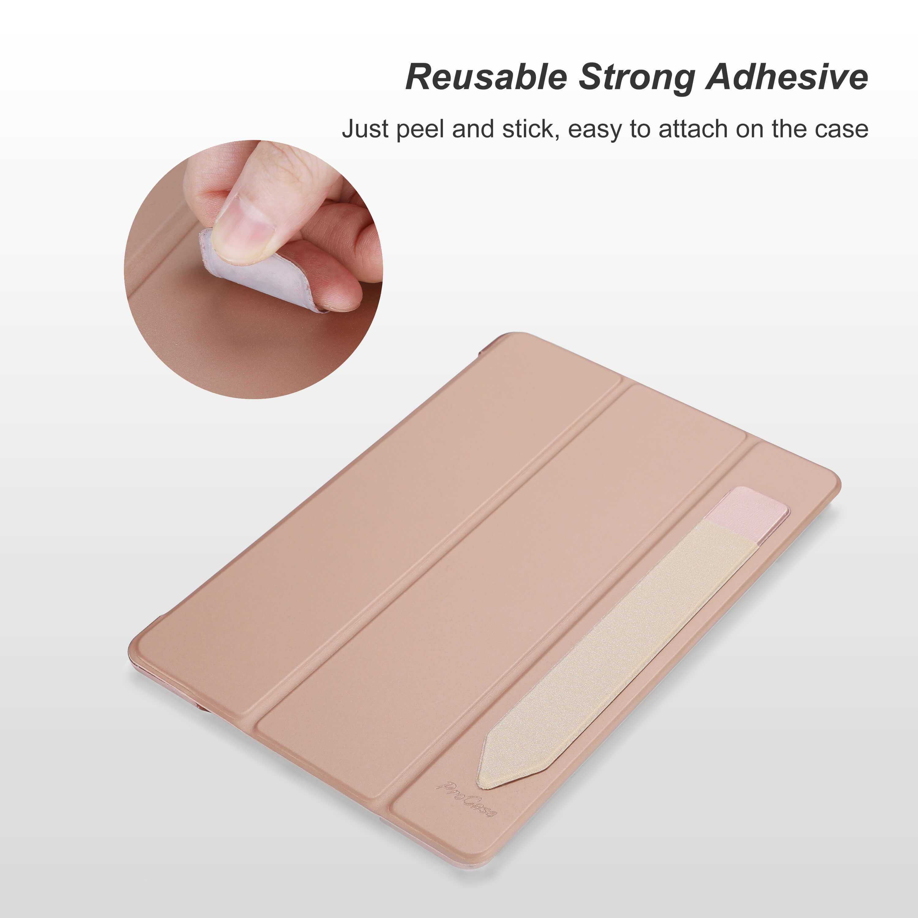  Pencil Holder Sticker for Apple Pencil 1st and 2nd Gen, Elastic Stylus Pocket Pouch Adhesive Stylus Pen Sleeve Attached to Case for Apple Pencil and Other Stylus Pens