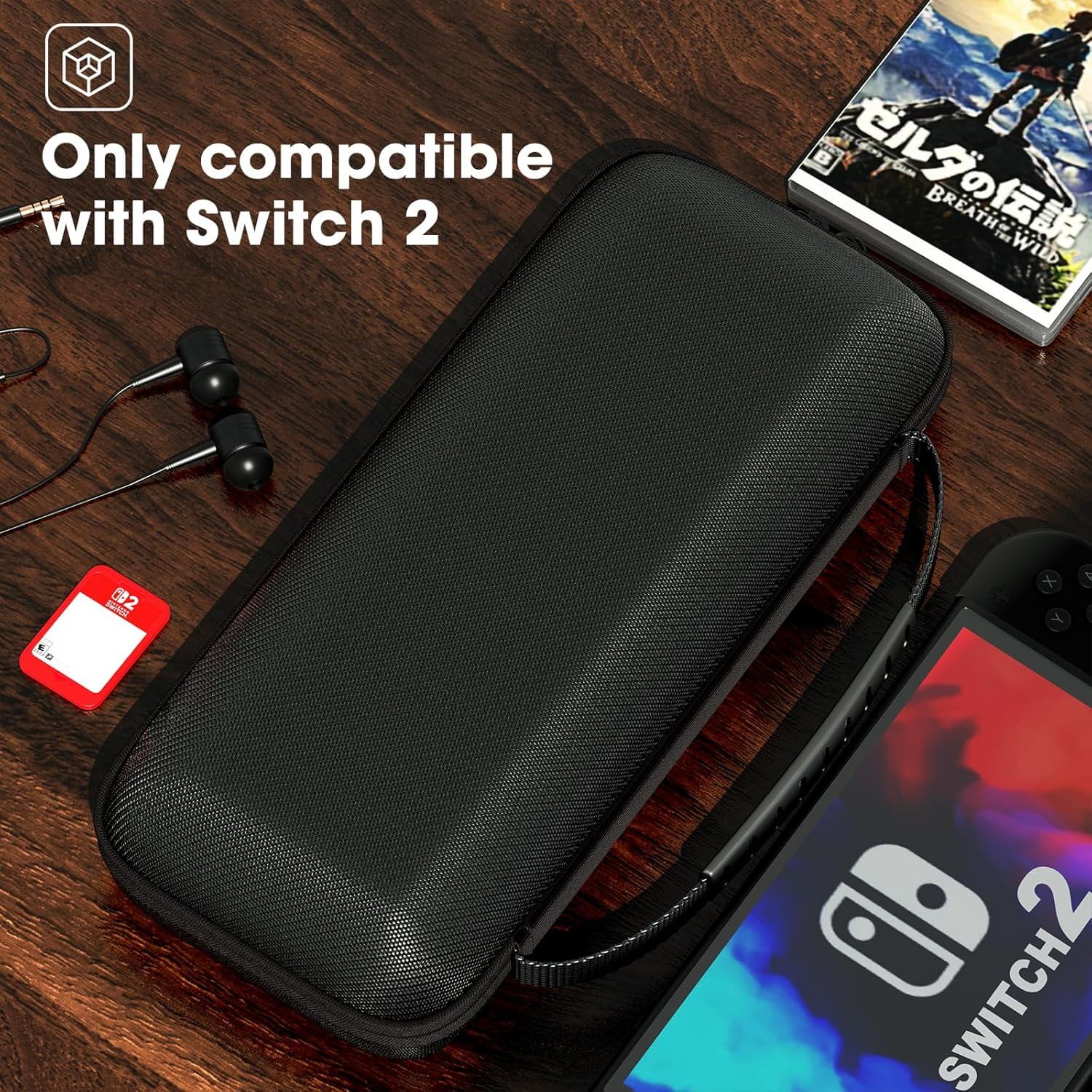 ProCase Carrying Case for Nintendo Switch 2 2025 Black