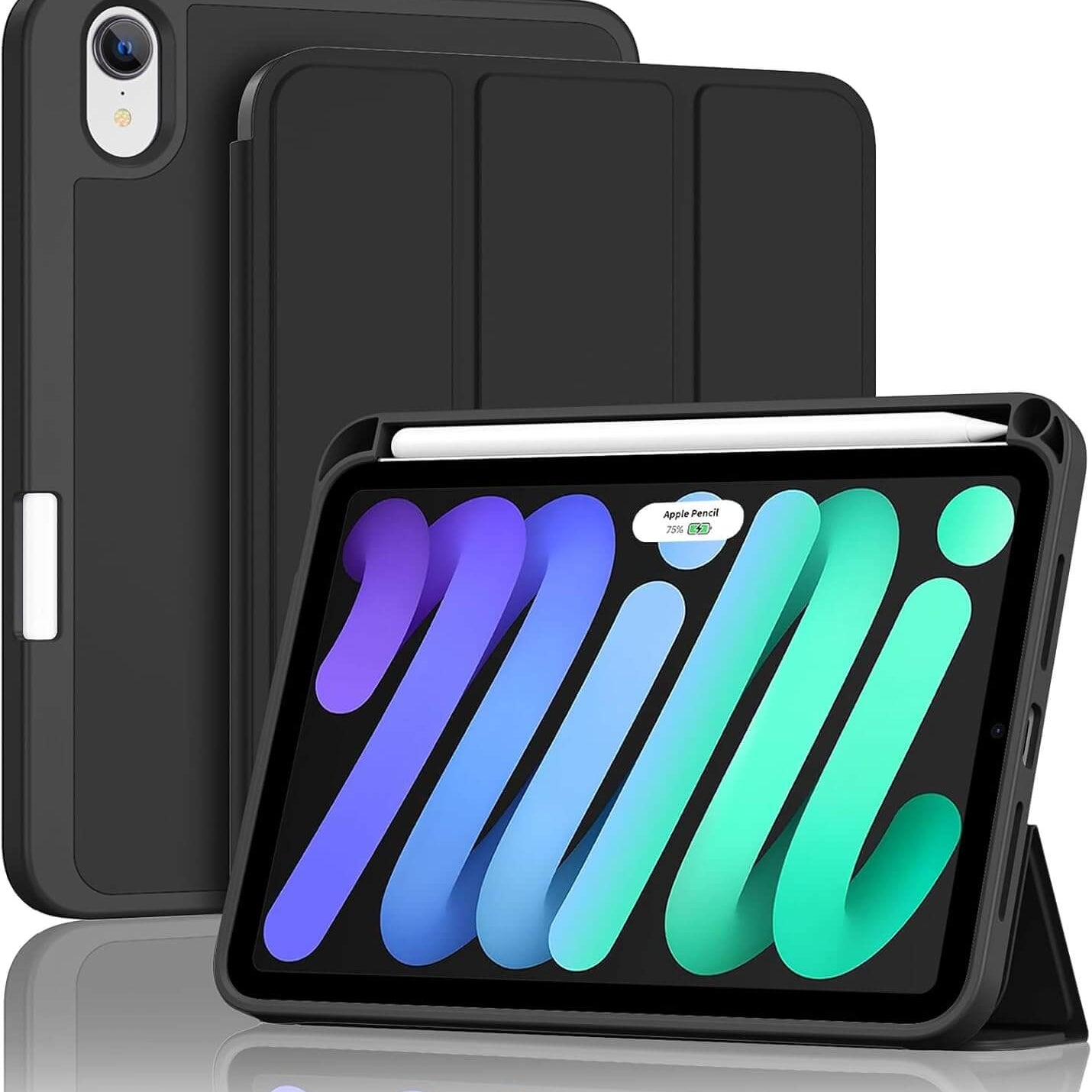 ProCase Smart Case for iPad Mini 6th/7th Gen Black
