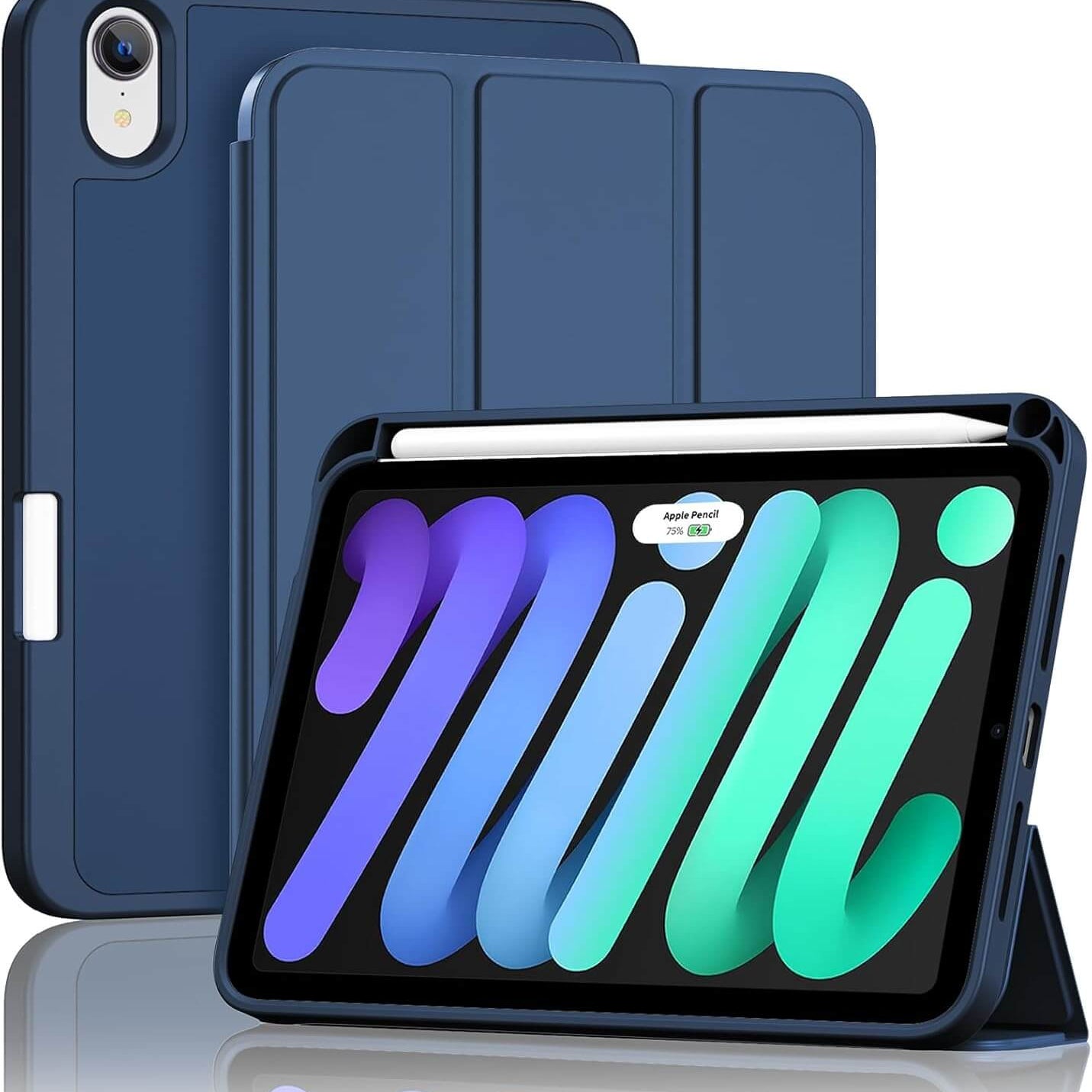 ProCase Smart Case for iPad Mini 6th/7th Gen Darkblue