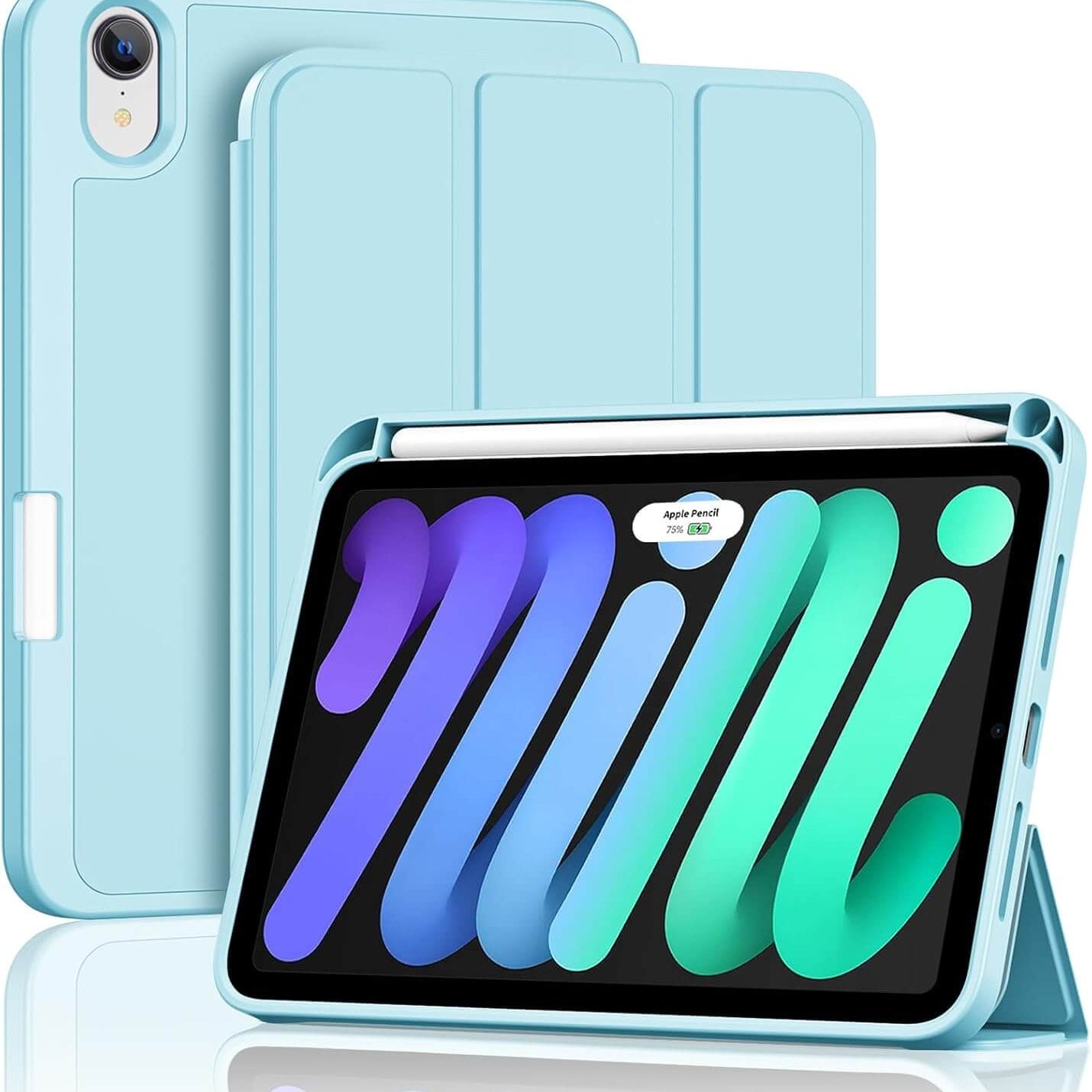 ProCase Smart Case for iPad Mini 6th/7th Gen Skyblue