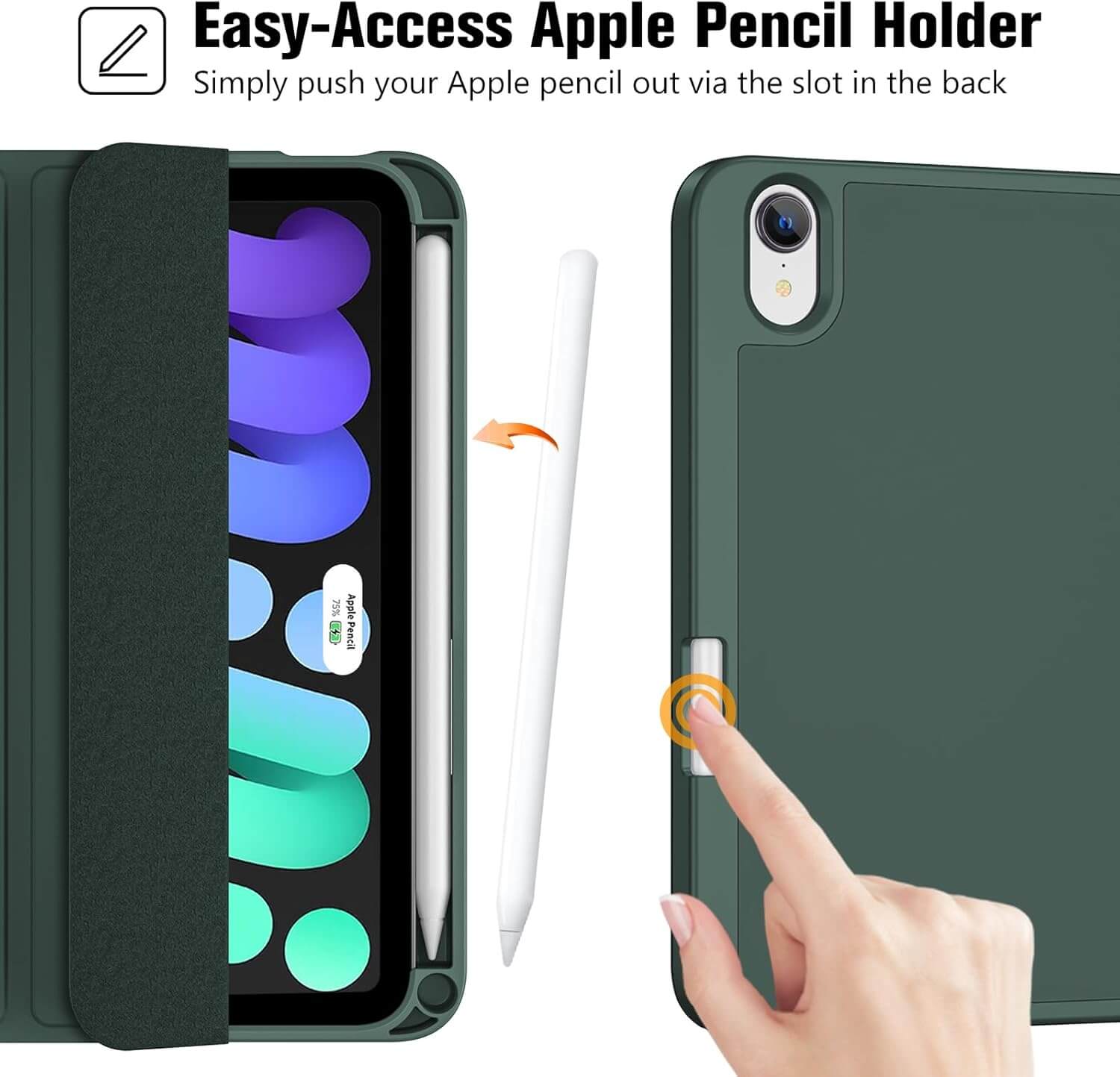 ProCase Smart Case for iPad Mini 6th/7th Gen Green