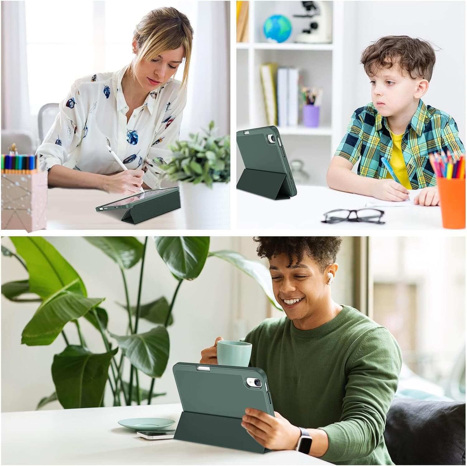 ProCase Smart Case for iPad Mini 6th/7th Gen Green