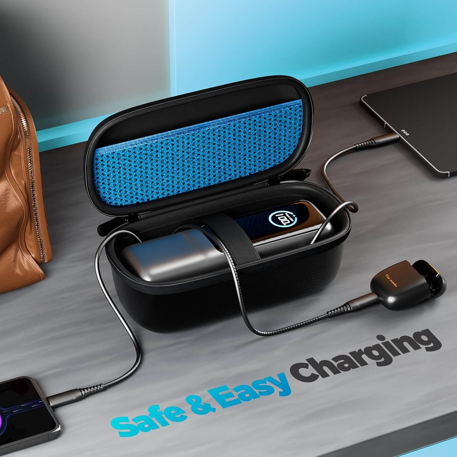 ProCase Hard Carrying Case for Anker Laptop 737 Power Bank, 25000mAh 165W Portable Charger