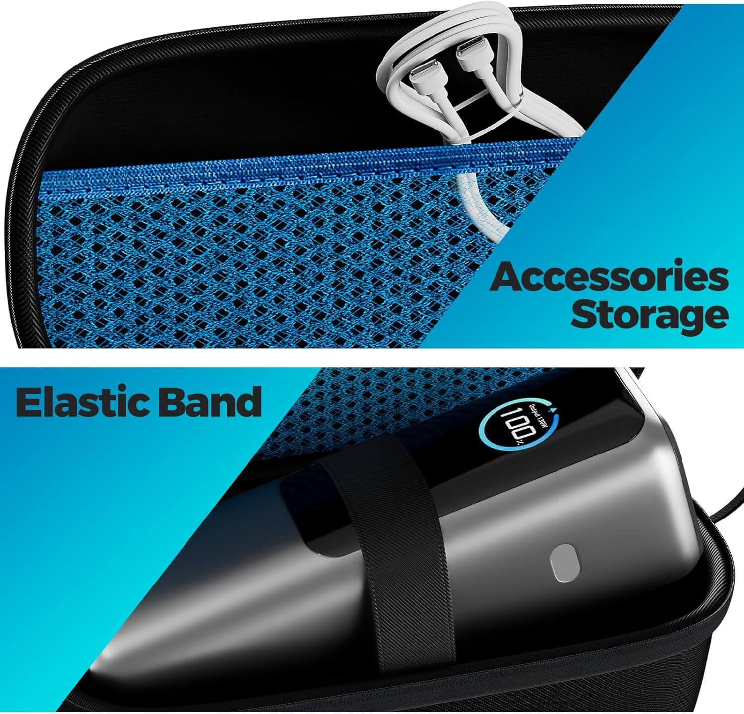ProCase Hard Carrying Case for Anker Laptop 737 Power Bank, 25000mAh 165W Portable Charger