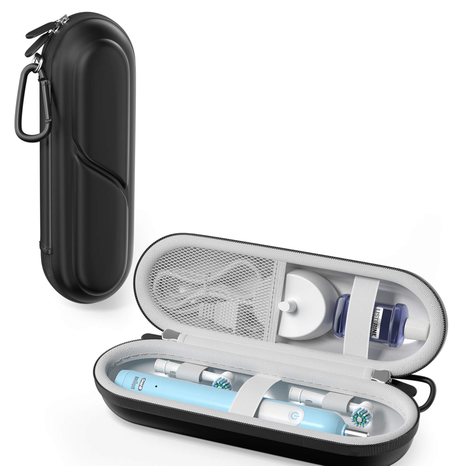 Electric Toothbrush Travel Case for Oral-B/ Oral-B Pro/ Philips Sonicare