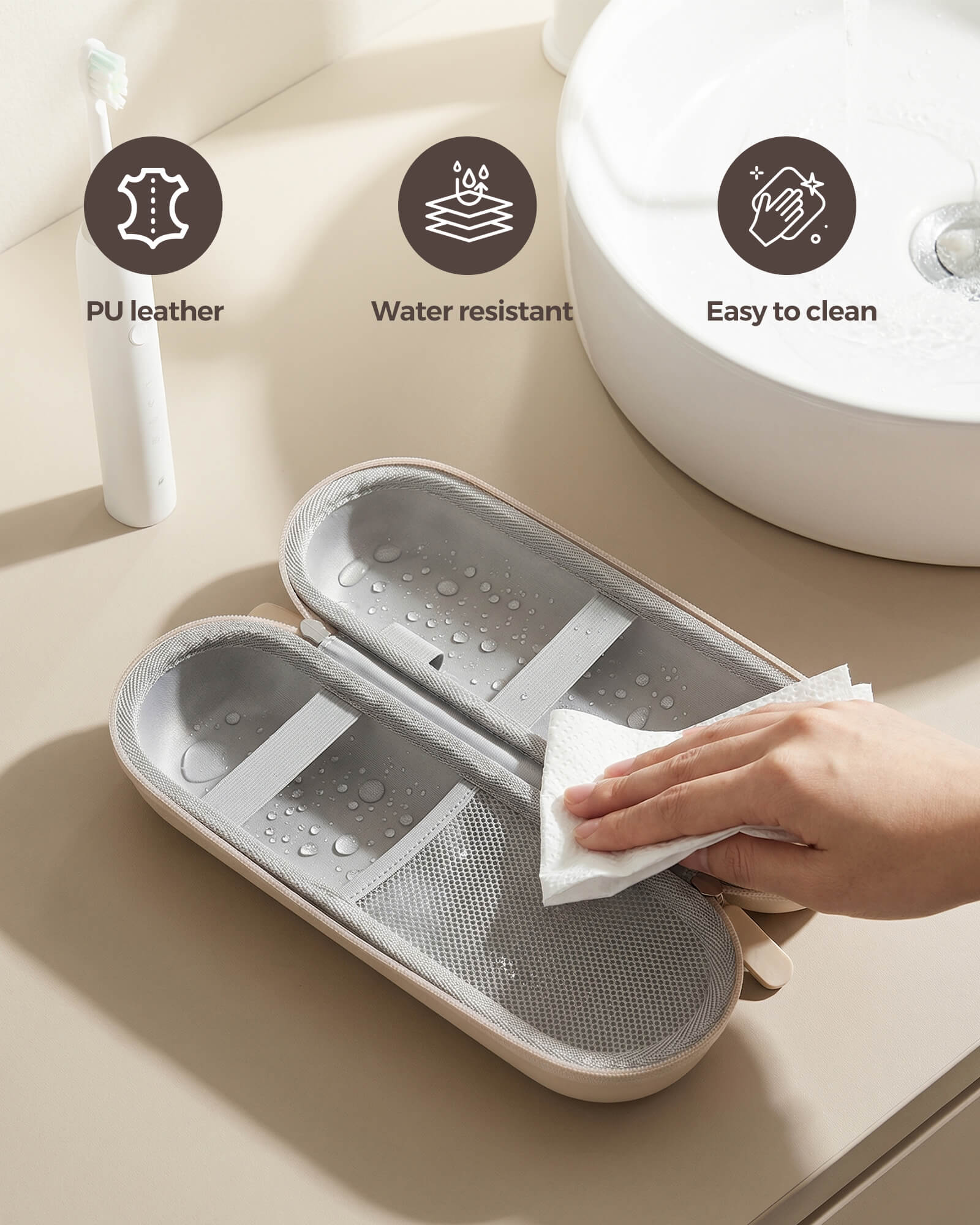 Electric Toothbrush Travel Case for Oral-B/ Oral-B Pro/ Philips Sonicare