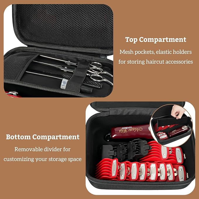 CASE ONLY) Hard Travel Case for Hair Clippers Trimmer | ProCase