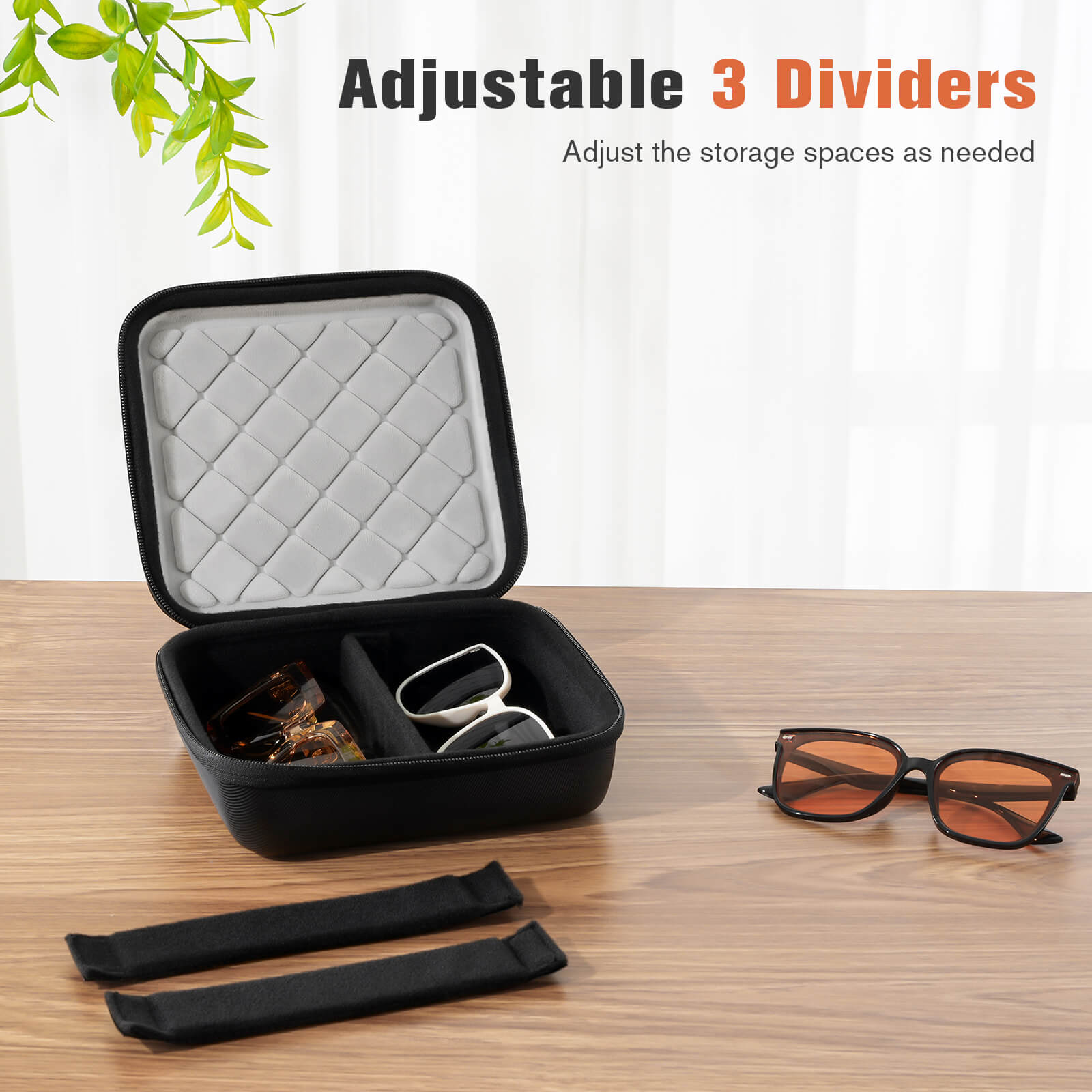 Hard Shell Travel Sunglasses Organizer