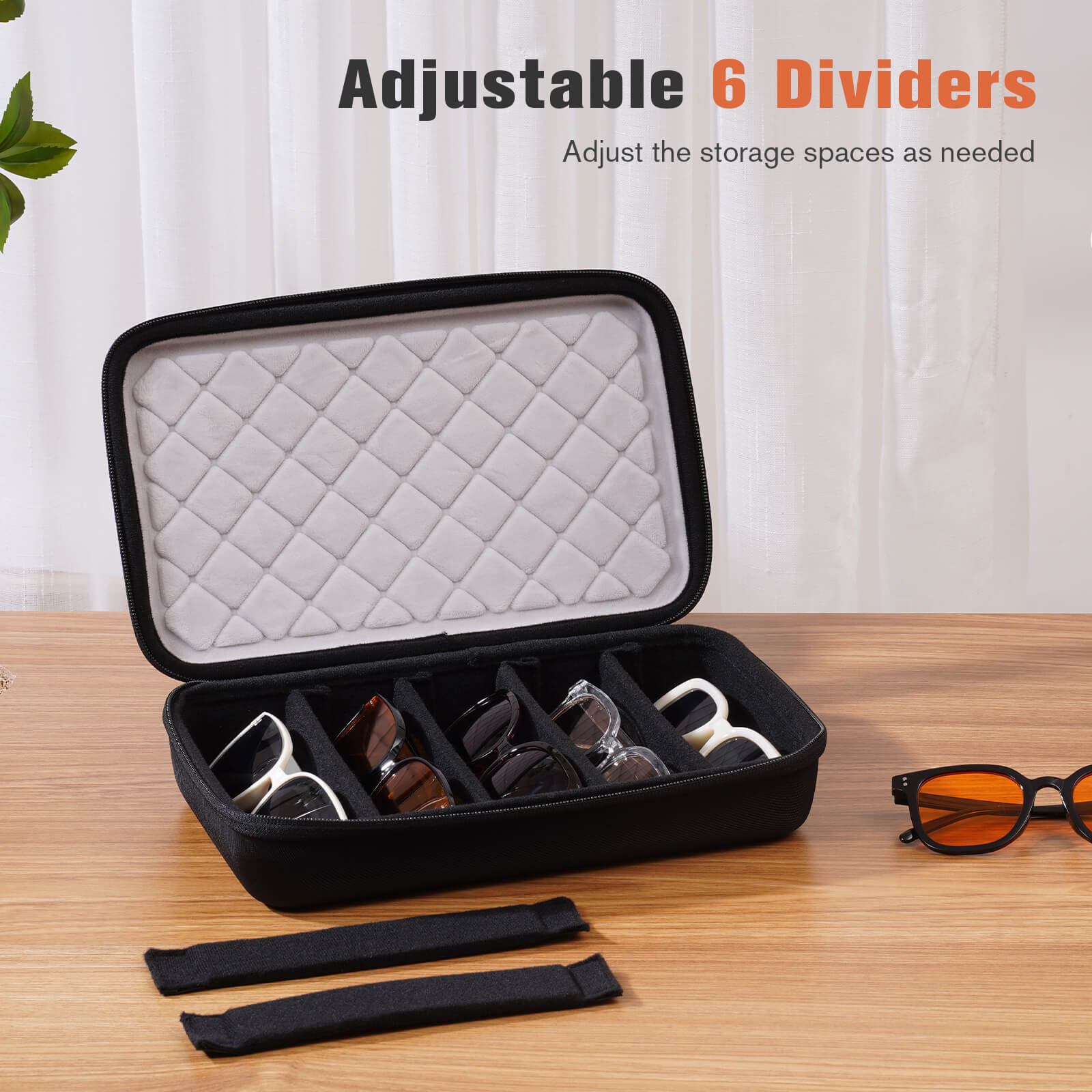 Hard Shell Travel Sunglasses Organizer