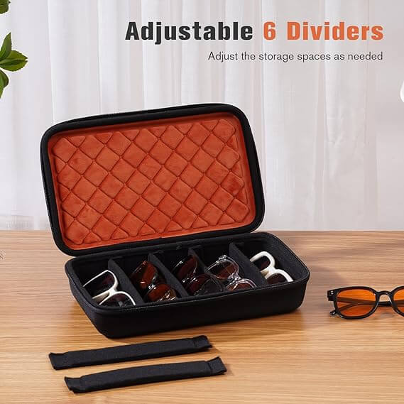 Hard Shell Travel Sunglasses Organizer