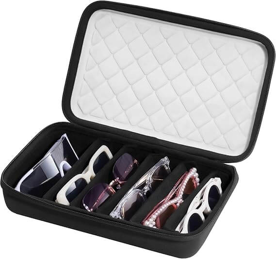 Hard Shell Travel Sunglasses Organizer