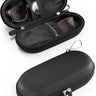 Hard Double Sunglasses Glasses Case for Men Women, Travel Zipper Organizer for Couple Gifts, black