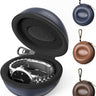Single Watch Travel Case with Carabiner Clip, Rigid EVA Hard Shell Watch Travel Box for Travel, Outdoor & Gym