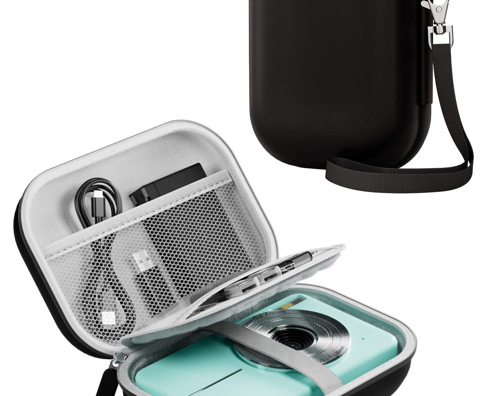 Hard Shell Camera Case, Cute Compact Travel Carrying Protective Camera Storage Case