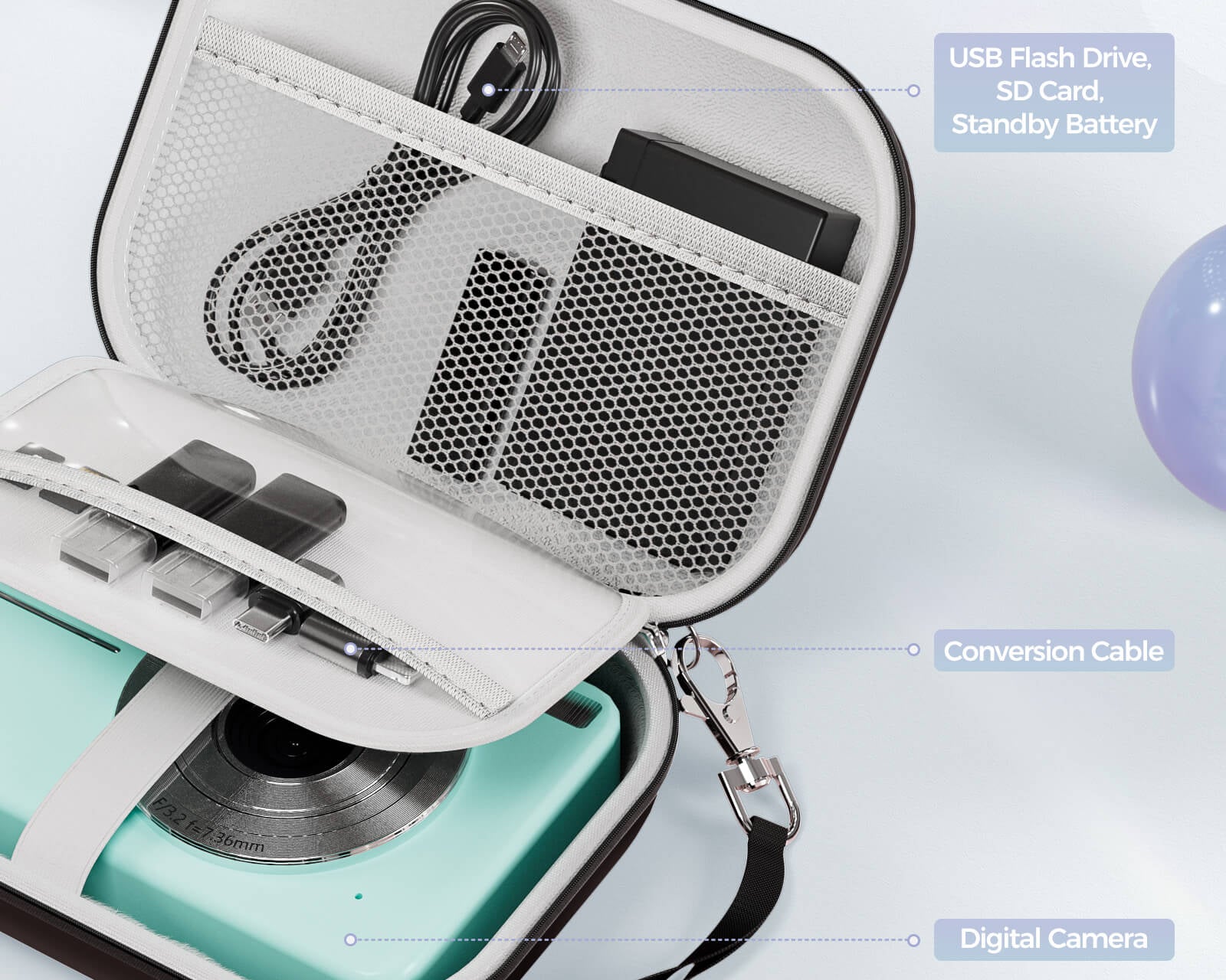 Small Digital Camera Case for KODAK PIXPRO FZ55/FZ53/FZ45/FZ43