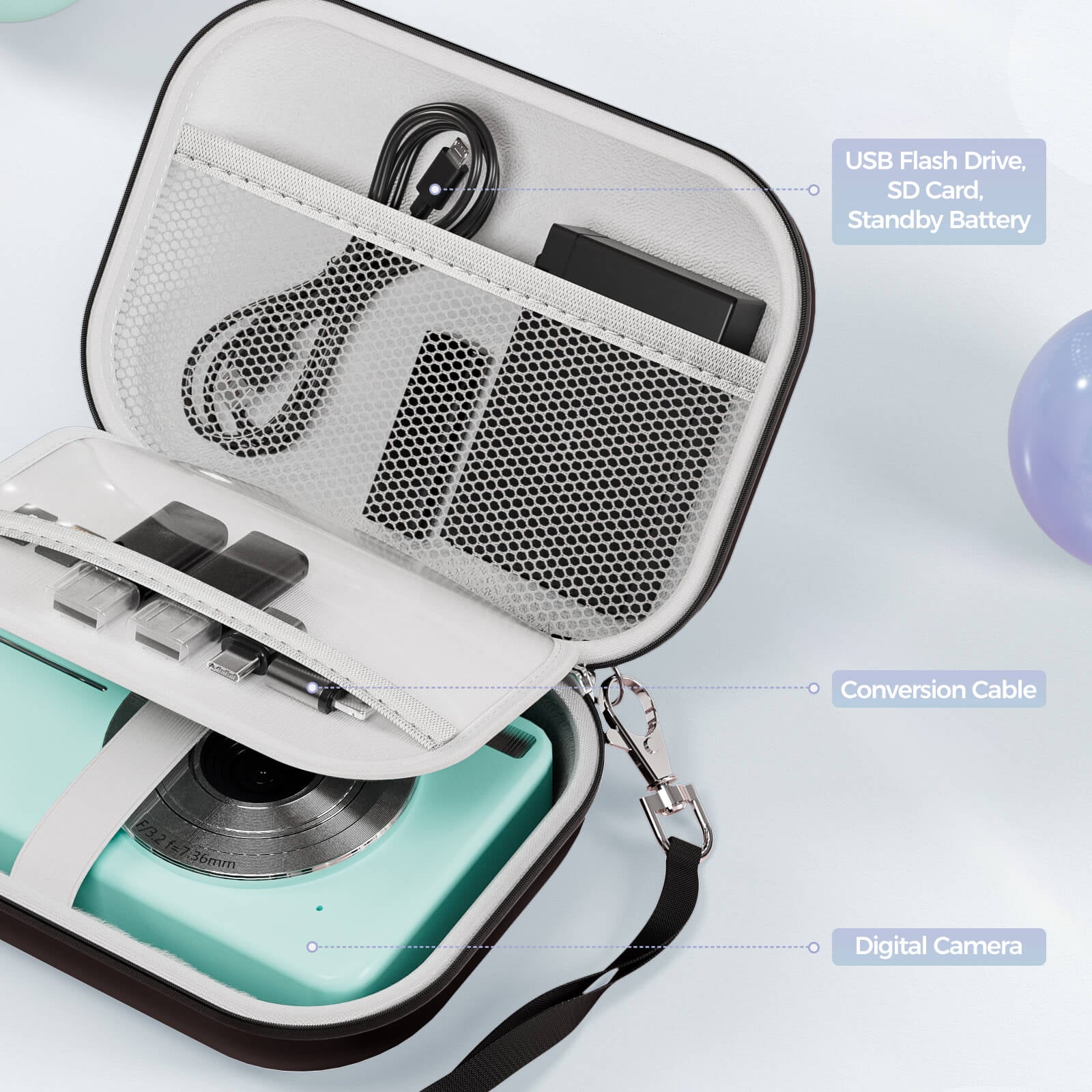 Small Digital Camera Case for KODAK PIXPRO FZ55/FZ53/FZ45/FZ43