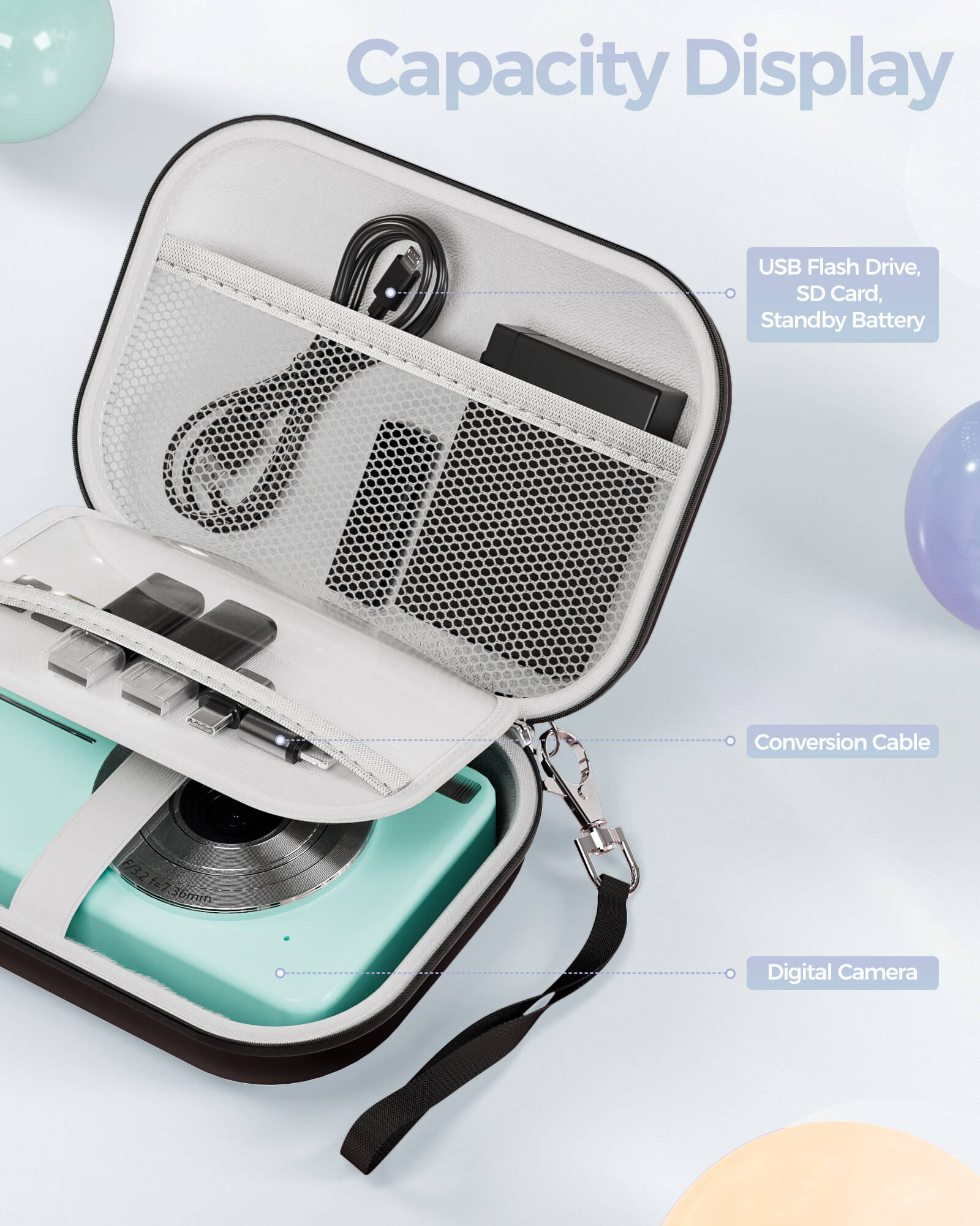 Small Digital Camera Case for KODAK PIXPRO FZ55/FZ53/FZ45/FZ43