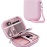 Hard Shell Camera Case, Cute Compact Travel Carrying Protective Camera Storage Case Pink