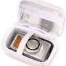 Hard Shell Digital Camera Case for Canon G7X Mark III Mark II, Sony Cybershot, PowerShot SX740, Ricoh GR III, Kodak Pixpro, Compact 4K Vlogging Small Cameras Travel Carrying Storage Bag, white