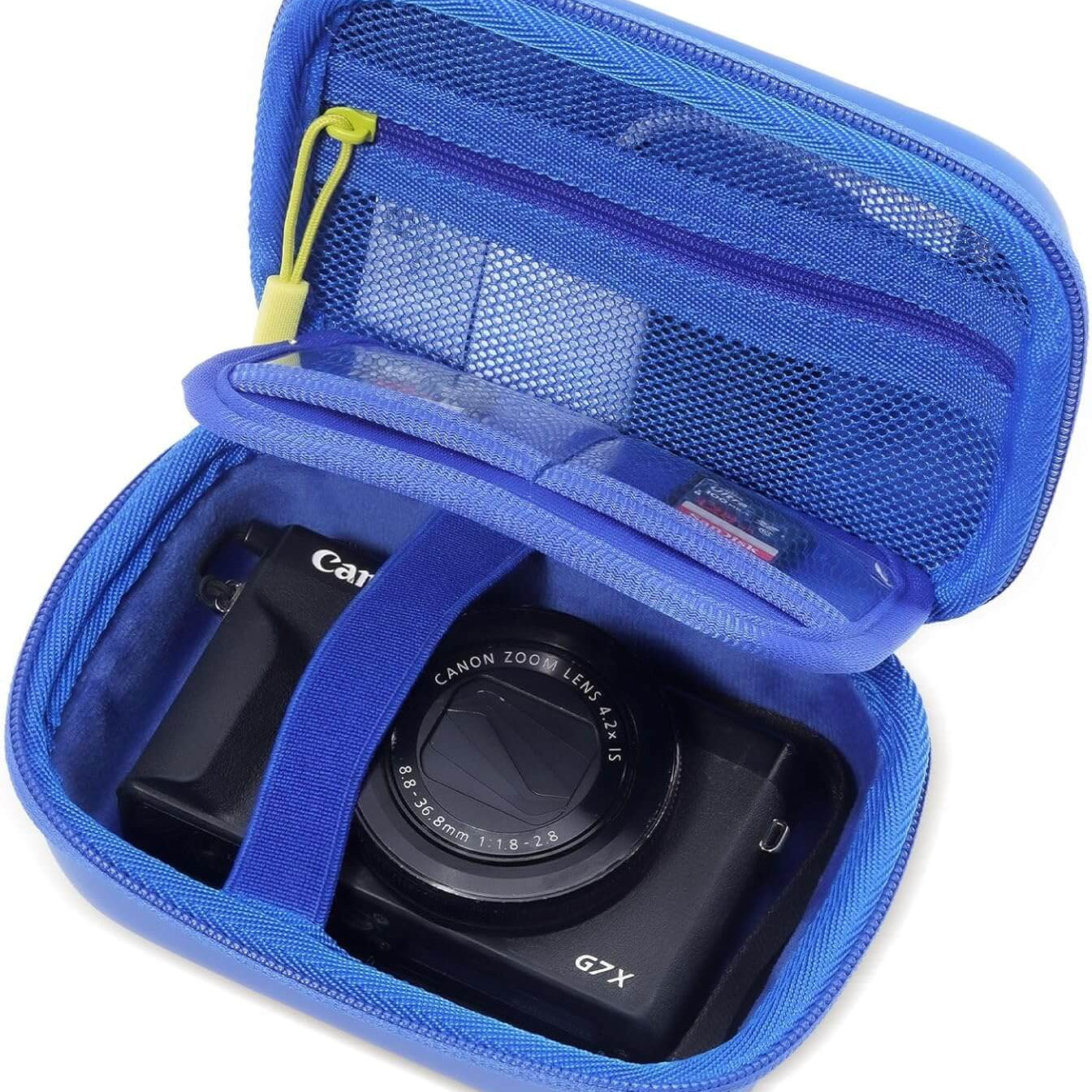 Hard Shell Digital Camera Case for Canon G7X Mark III Mark II, Sony Cybershot, PowerShot SX740, Ricoh GR III, Kodak Pixpro