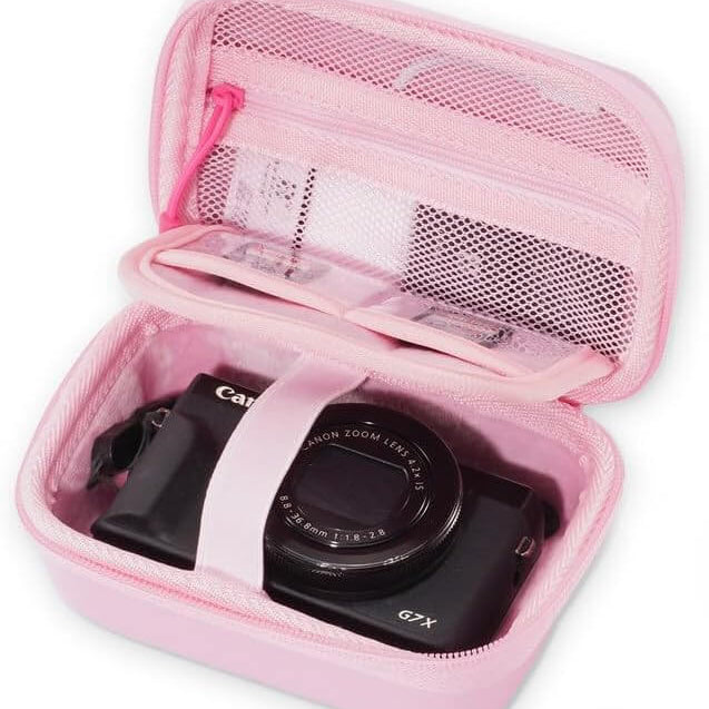 Hard Shell Digital Camera Case for Canon G7X Mark III Mark II, Sony Cybershot, PowerShot SX740, Ricoh GR III, Kodak Pixpro