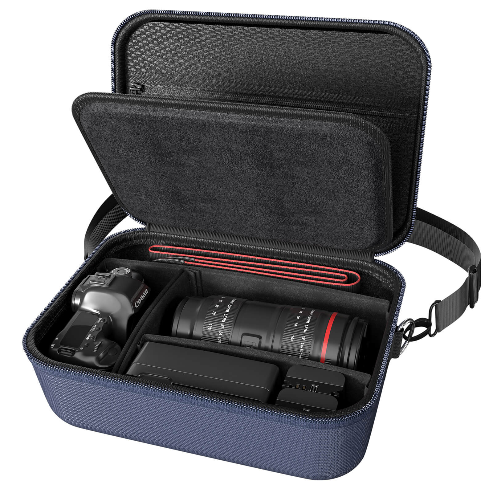 Hard Shell Camera Case for Canon Rebel T7/EOS R100/R50/DSLR/SLR/Nikon/Sony/Mirrorless Cameras