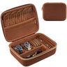 Travel Watch Accessories Carrying Box for Men Brown