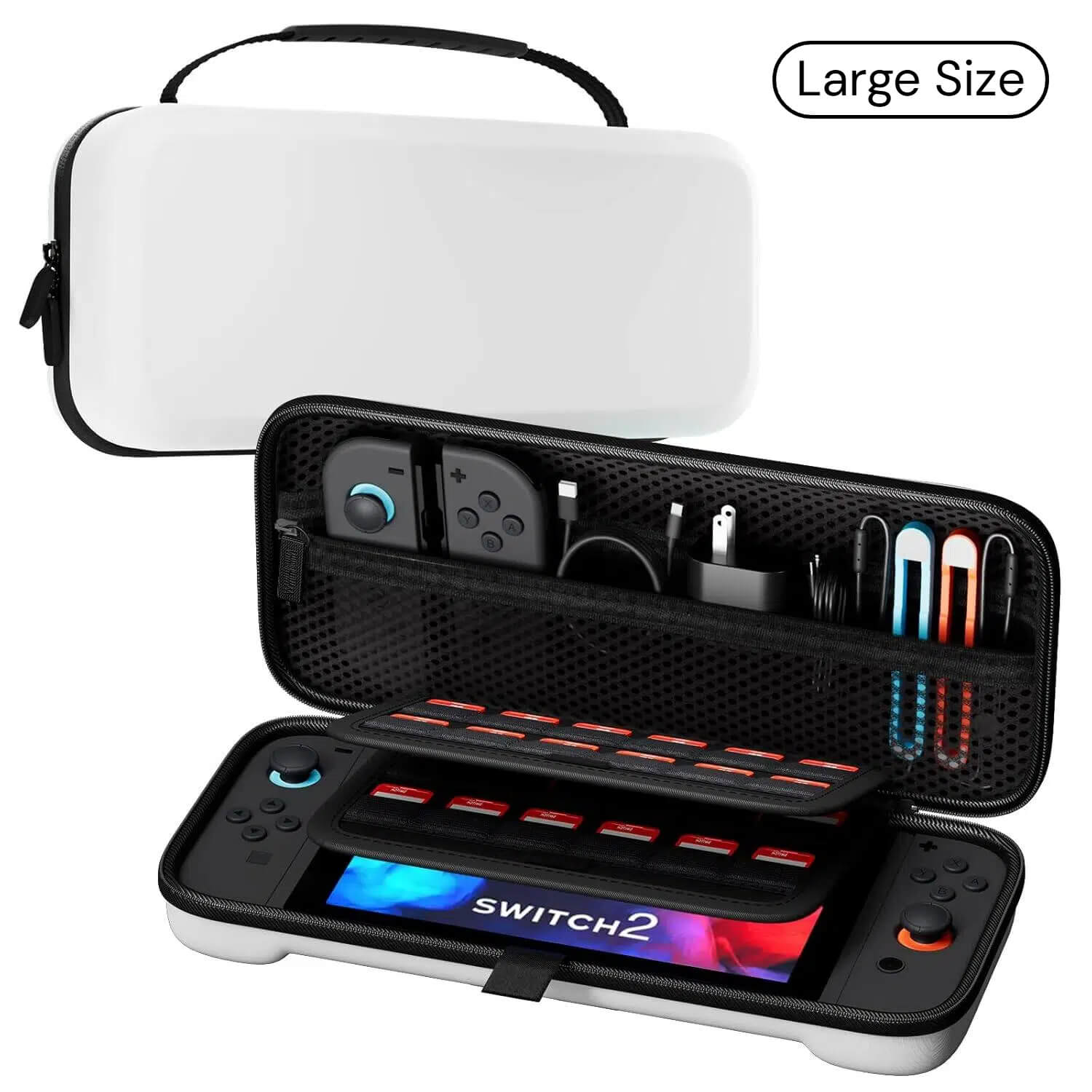 Carrying Case for Nintendo Switch 2 (2025) with 24 Game Card Slots