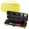 Carrying Case for Nintendo Switch 2 (2025) with 24 Game Card Slots, Hard Portable Travel Case Storage Bag Protective Pouch for 2025 Nintendo Switch 2 Console & Accessories -Yellow