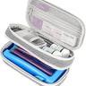 Insulin Cooler Travel Carrying Case, Portable Diabetes Cold Medication Organizer with Ice Brick