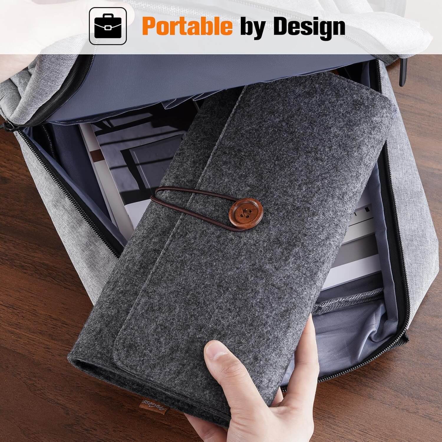 ProCase Ultra Slim Felt Pouch for Nintendo Switch 2 Black