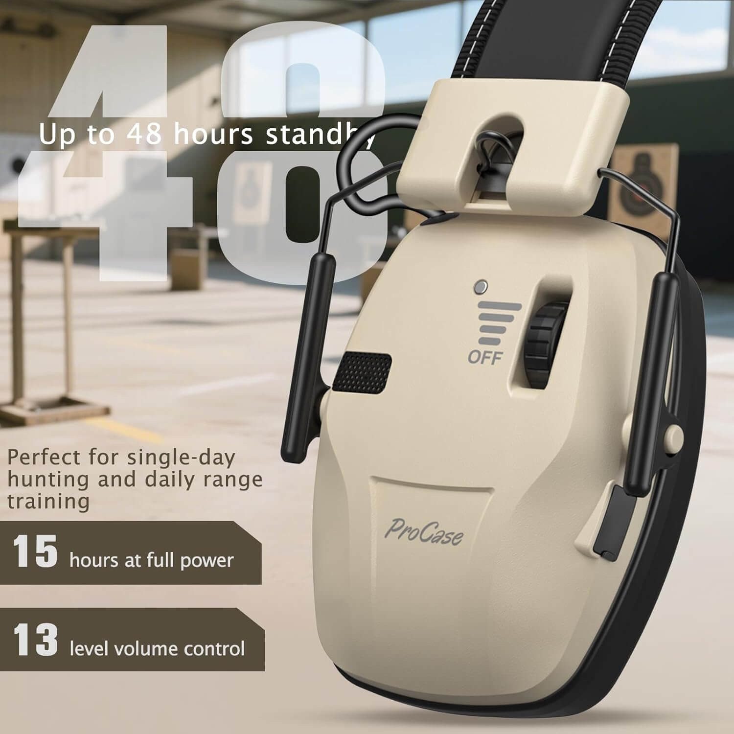 ProCase Electronic Shooting Ear Protection