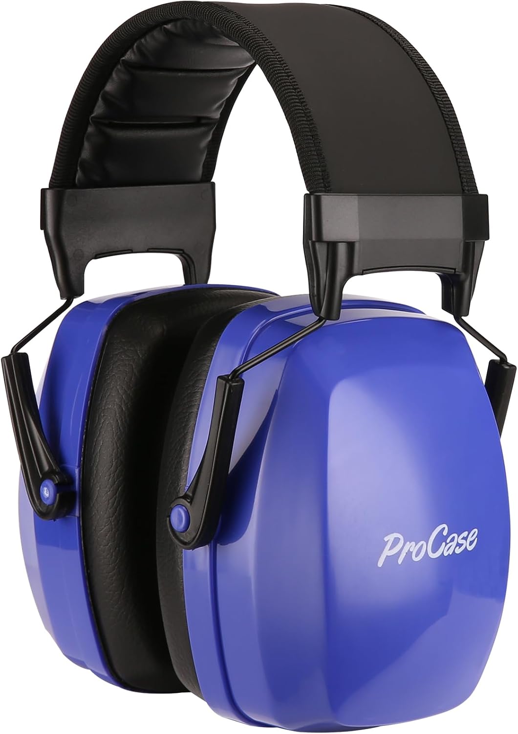 Noise Cancelling Ear Muffs SNR 33dB, Ear Hearing Protection Headphones for Adults, Sound Proof Ear Defenders for Work, Mowing, Shooters Shooting Gun Range, Construction, blue