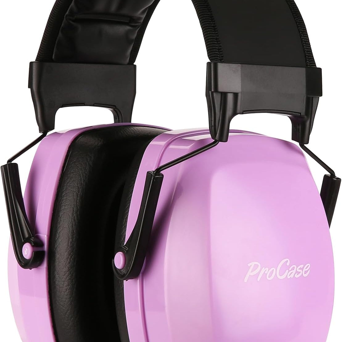 Noise Cancelling Ear Muffs SNR 33dB, Ear Hearing Protection Headphones for Adults, Sound Proof Ear Defenders for Work, Mowing, Shooters Shooting Gun Range, Construction,purple