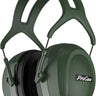 Green over-ear hearing protection earmuffs with a padded headband and a visible ProCase logo on the outer cup, shown on a plain white background.