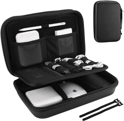 (NUR HÜLLE) Hardcase Reise-Elektronik-Organizer 