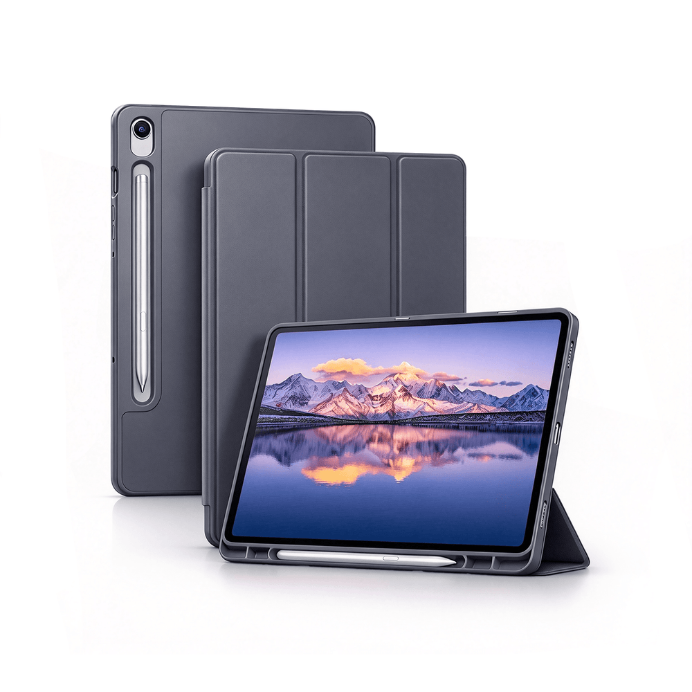 Galaxy Tab S10 Lite/ S10 FE/ S9 FE Slim Folio Soft TPU Case with S-Pen Holder | ProCase