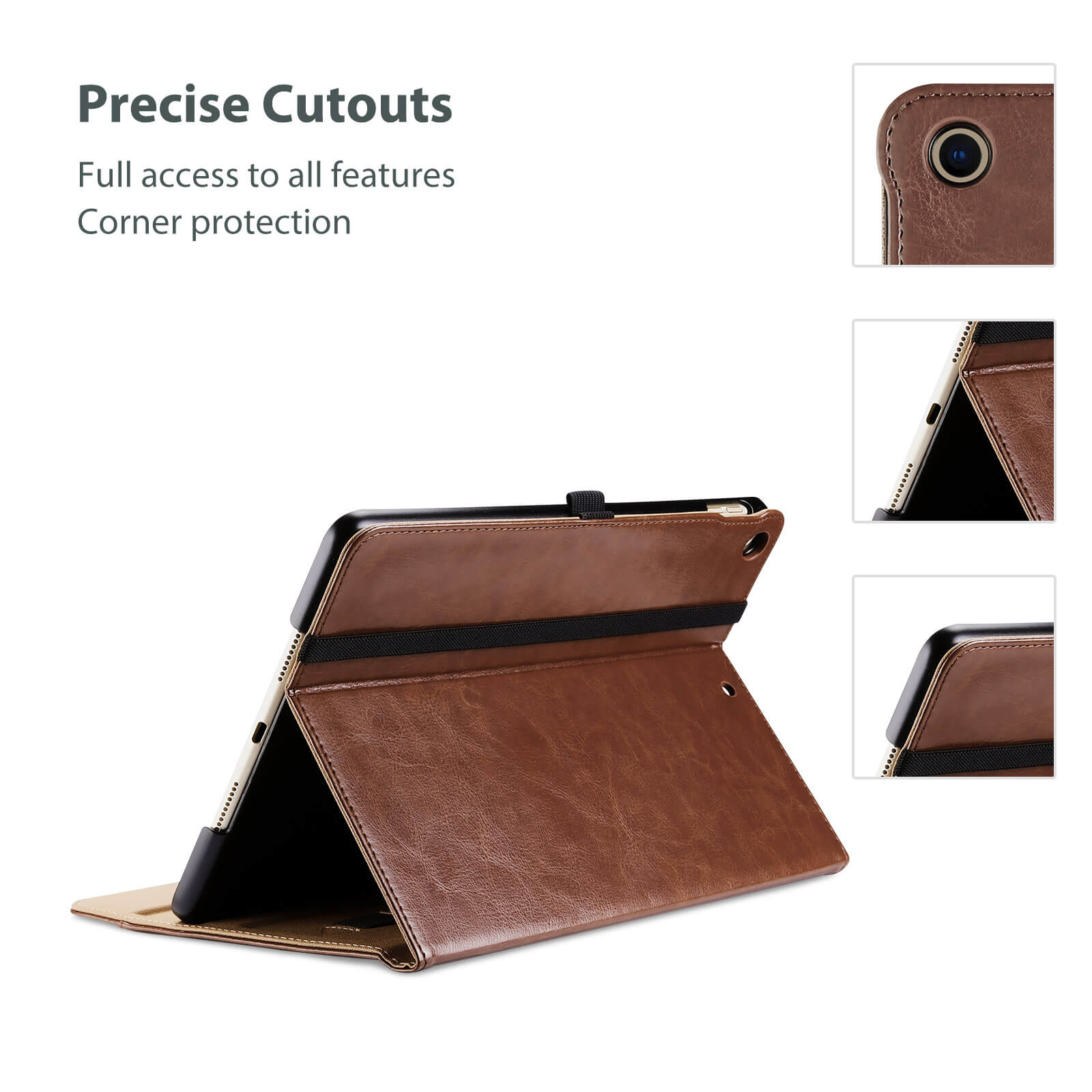 Pad 10.2" 7th Gen/ 8th Gen /9th Gen PU Leather Business Folio Case