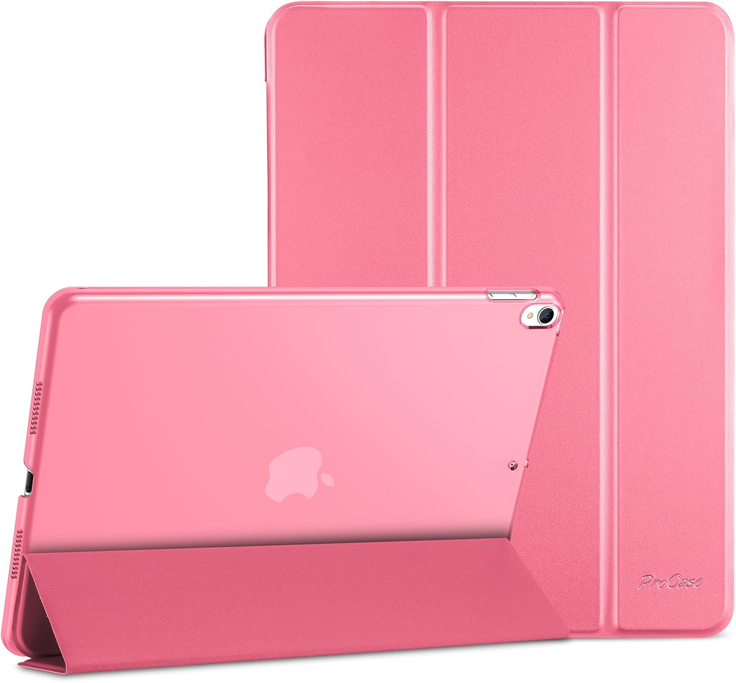 Smart Case for 10.5” iPad Air 3rd Generation 2019 / iPad Pro 2017, Slim Stand Cover with Translucent Frosted Back for iPad Air 3, pink