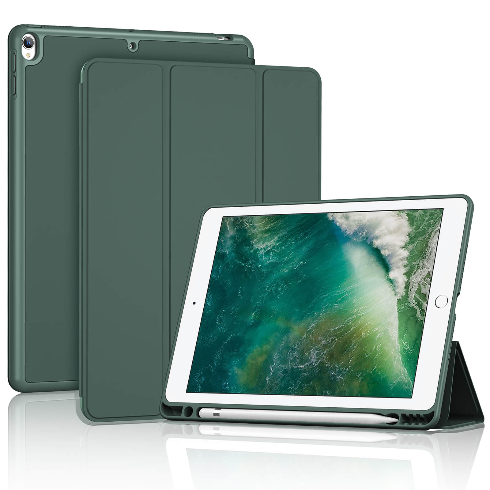 Smart Case for 10.5” iPad Air 3rd Generation 2019 / iPad Pro 2017, Green
