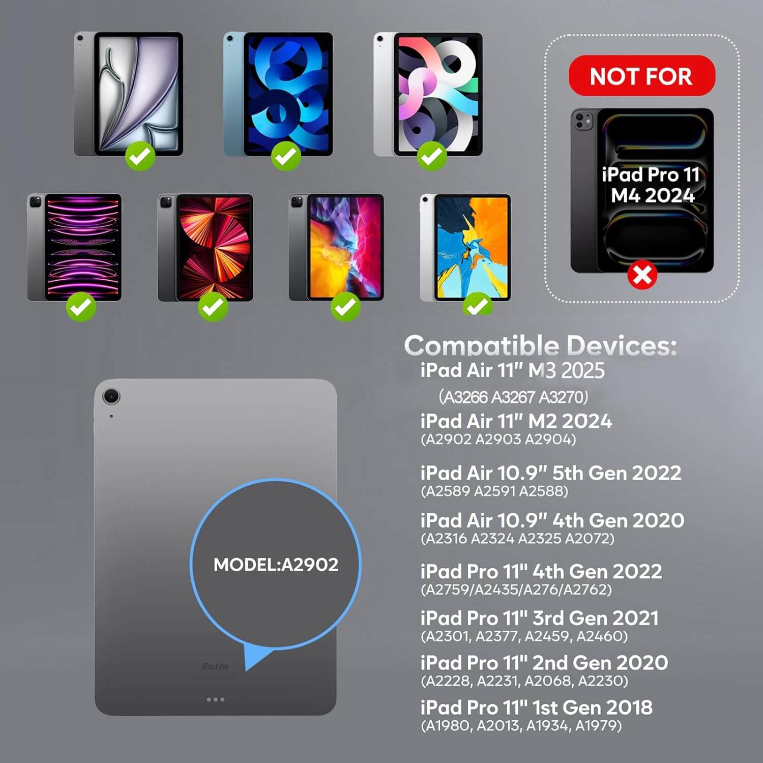 iPad Air 11'' (M3 2025/ M2 2024) – Procase