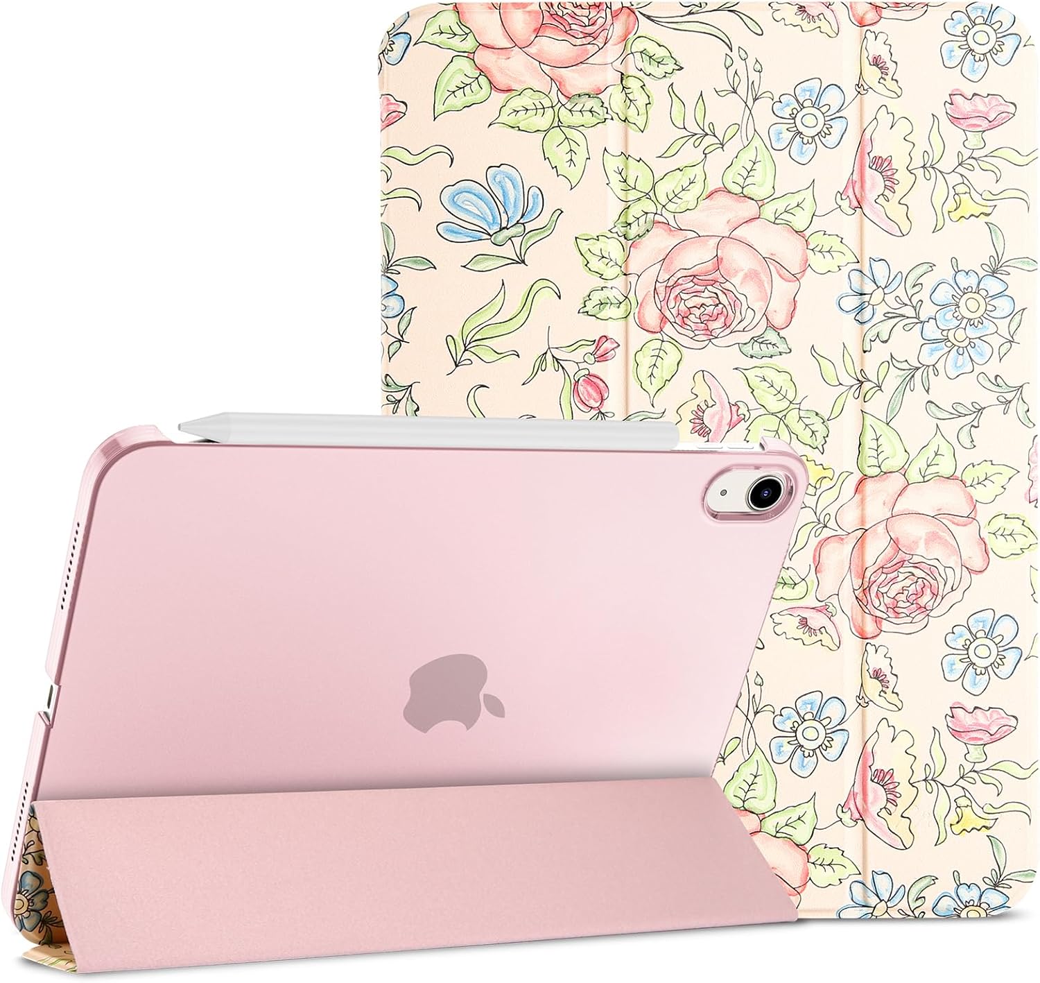 iPad (A16) 11th Generation 11 Inch 2025/ iPad 10th Generation 10.9 Inch 2022 Case, Slim Smart Cover with Translucent Hard Shell Back, Supports Touch ID, Auto Wake/Sleep