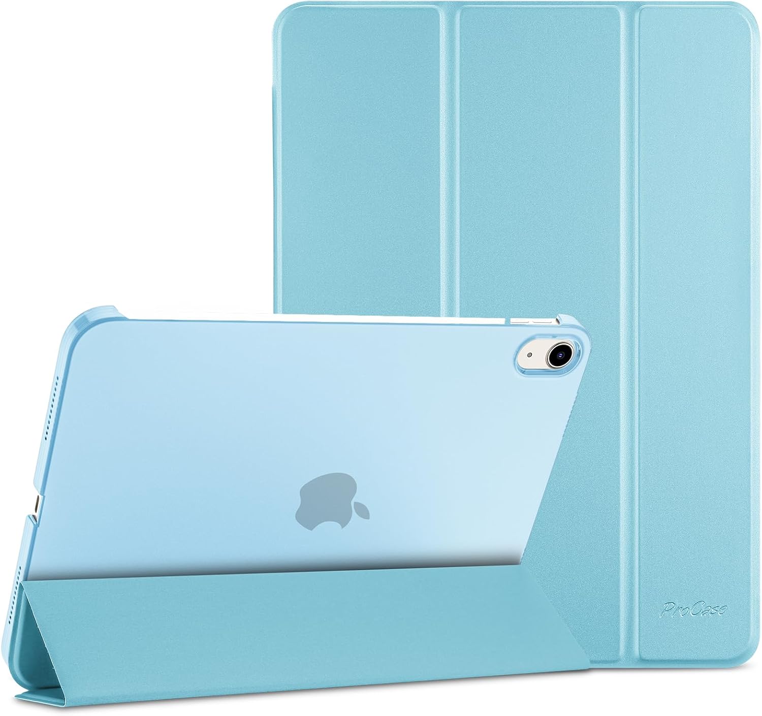 iPad (A16) 11th Generation 11 Inch 2025/ iPad 10th Generation 10.9 Inch 2022 Case, Slim Smart Cover with Translucent Hard Shell Back, Supports Touch ID, Auto Wake/Sleep