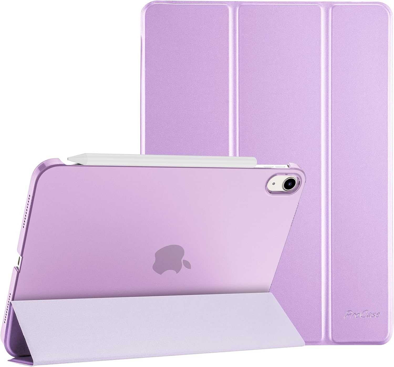 iPad (A16) 11th Generation 11 Inch 2025/ iPad 10th Generation 10.9 Inch 2022 Case, Slim Smart Cover with Translucent Hard Shell Back, Supports Touch ID, Auto Wake/Sleep, purple