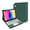 Touchpad Keyboard Case for iPad 11th (A16) / 10th Gen, Green