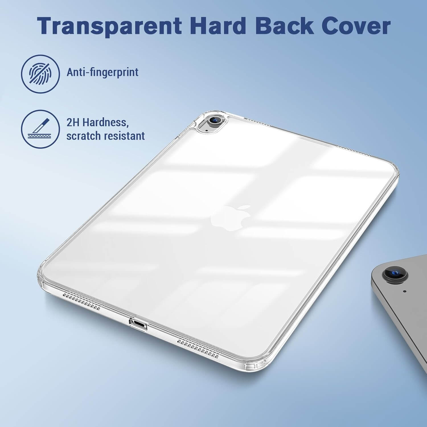 ProCase Slim Transparent Case for iPad(A16) 11th/10th Gen Clear